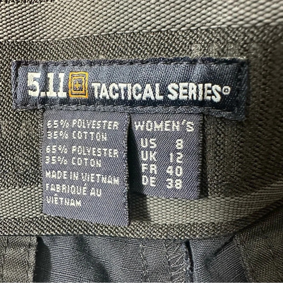 5.11 Tactical Women's Taclite Pro Ripstop Pants Cargo Dark Navy Size 8 Career - Picture 10 of 11
